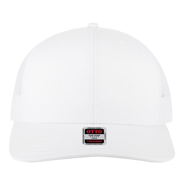 OTTO CAP 6 Panel Mid Profile Mesh Back Trucker Hat Thumbnail