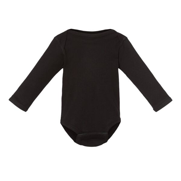 Infant Long Sleeve Baby Rib Bodysuit Thumbnail
