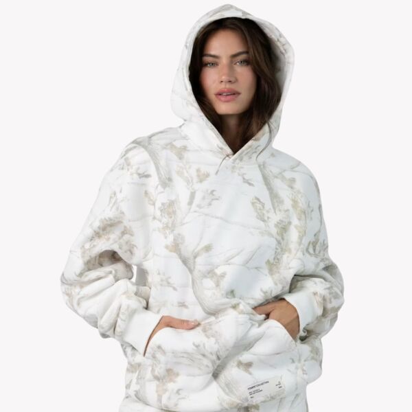 Comfrt White Camo Hoodie Thumbnail