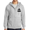 Essential Fleece Full Zip Hooded Sweatshirt Thumbnail